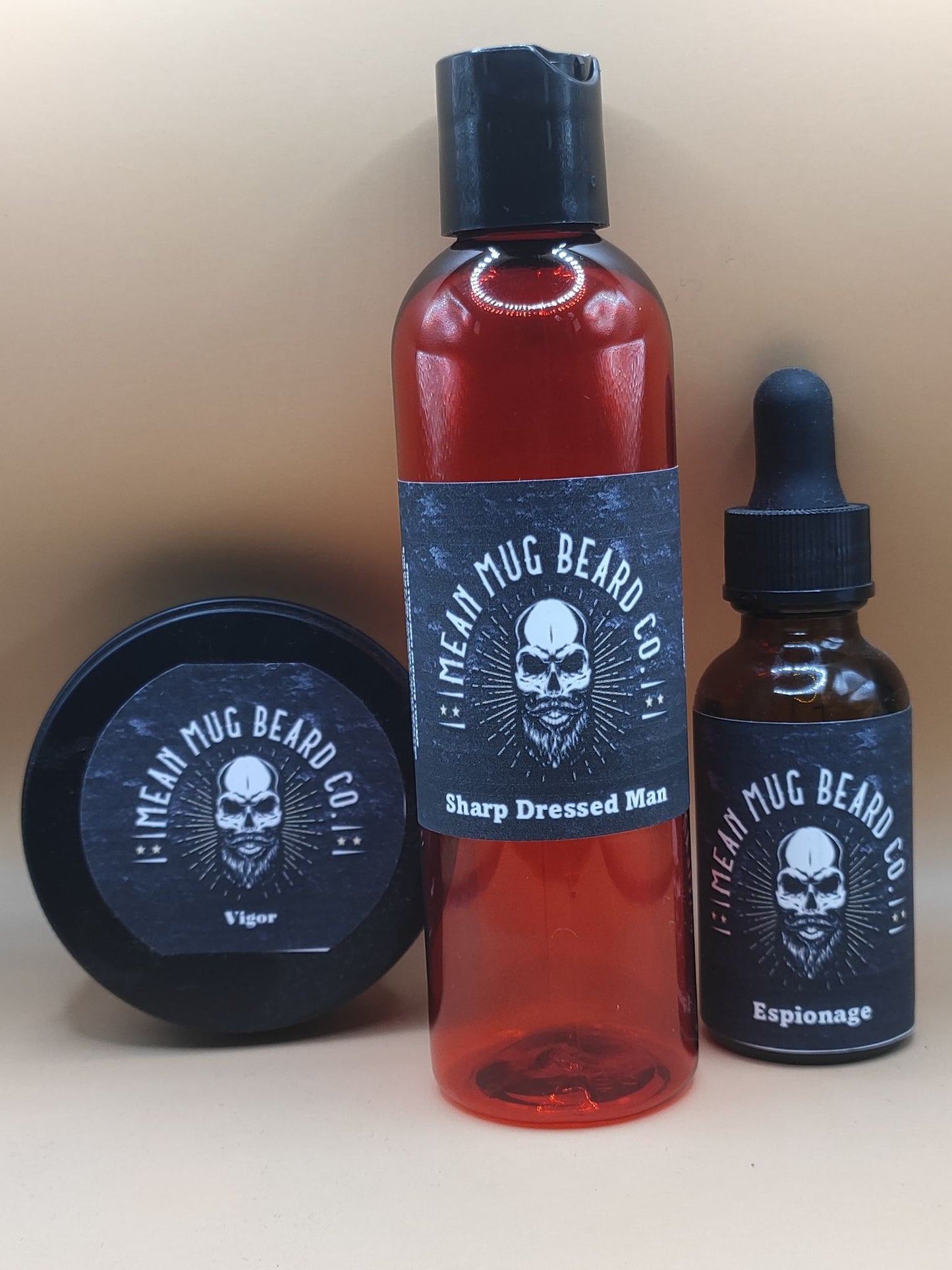 Everyday Combo #1 (Beard Wash, Body Wash Gel, Premium Beard Oil, Premium Beard Balm)