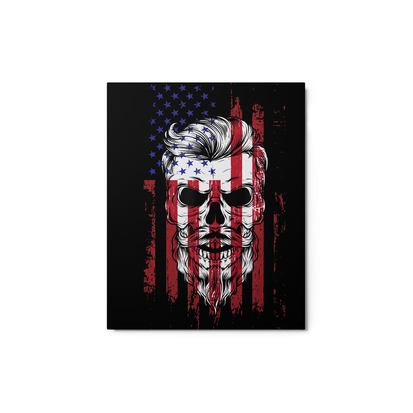 Skull Flag Metal prints