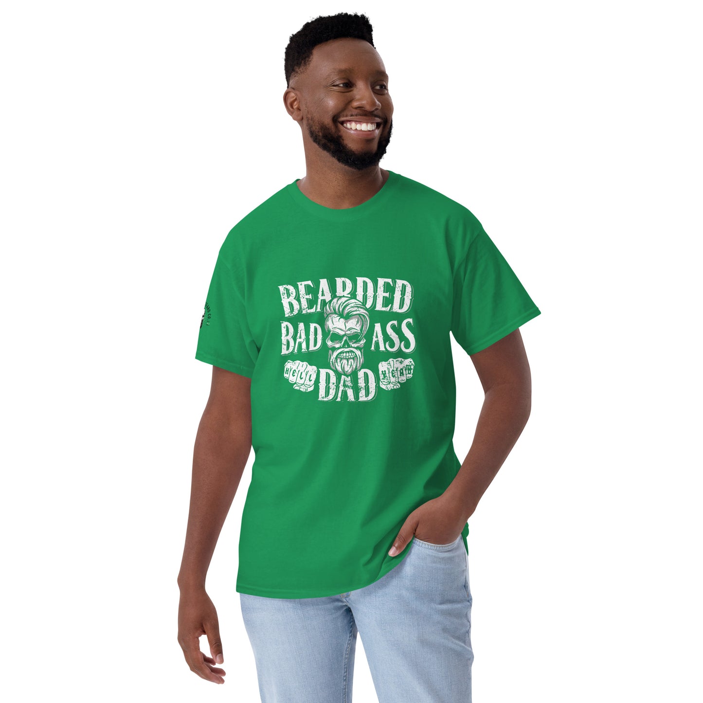 Bearded Badass Dad T-Shirt