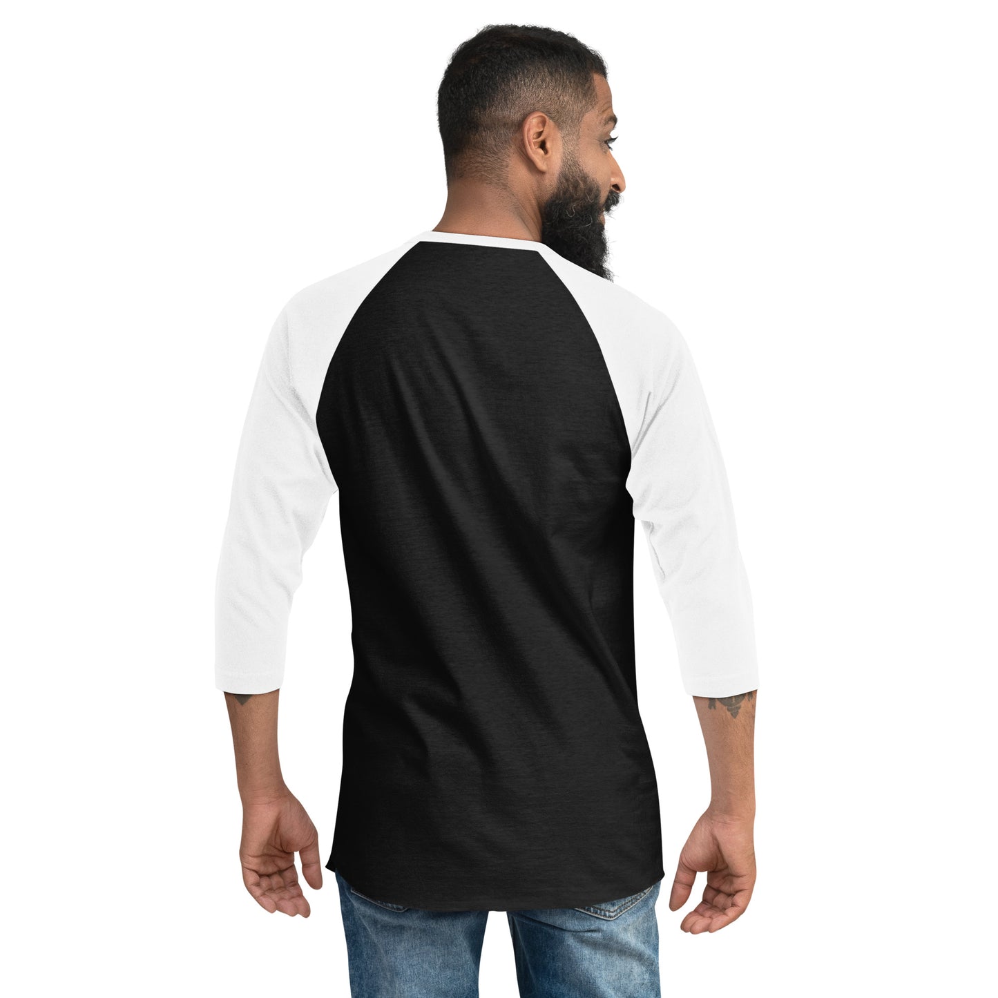 Bearded Dad 3/4 sleeve raglan shirt