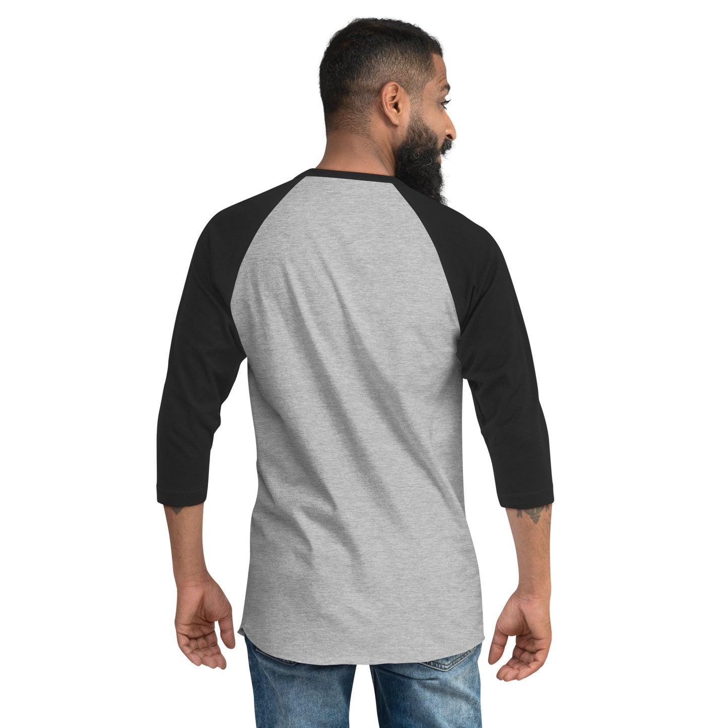 Bearded Dad 3/4 sleeve raglan shirt