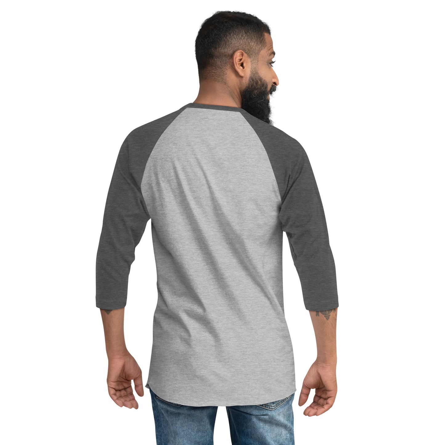 Bearded Dad 3/4 sleeve raglan shirt