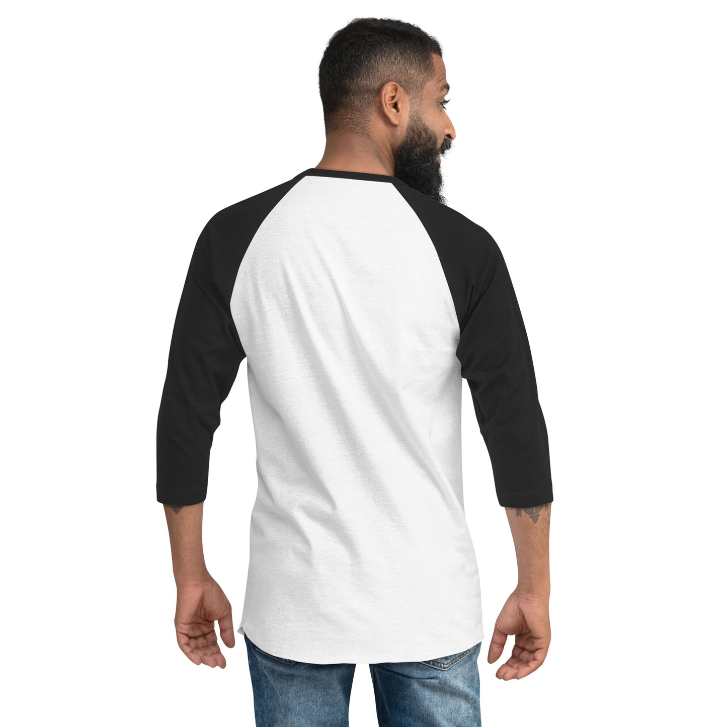 Bearded Dad 3/4 sleeve raglan shirt
