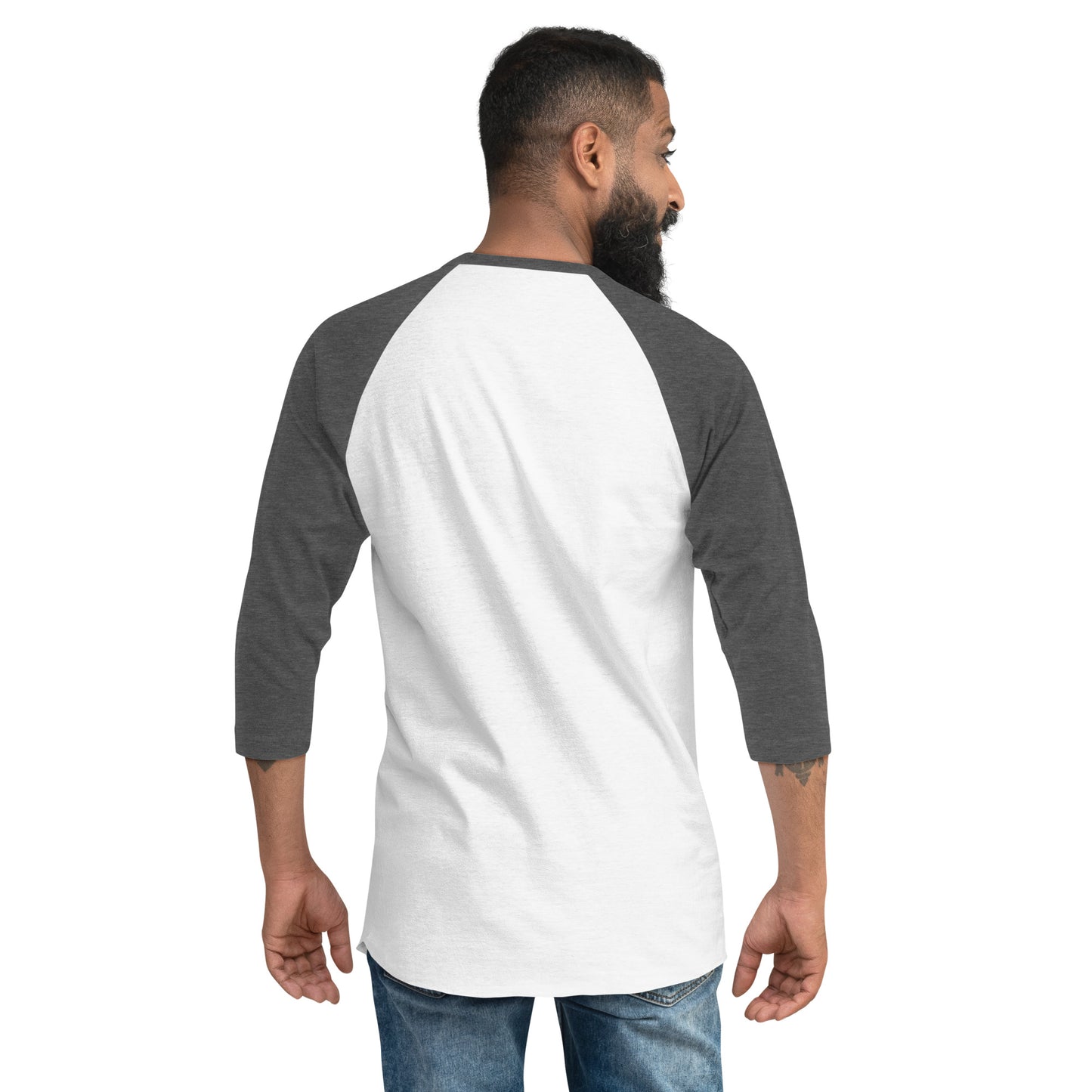 Bearded Dad 3/4 sleeve raglan shirt