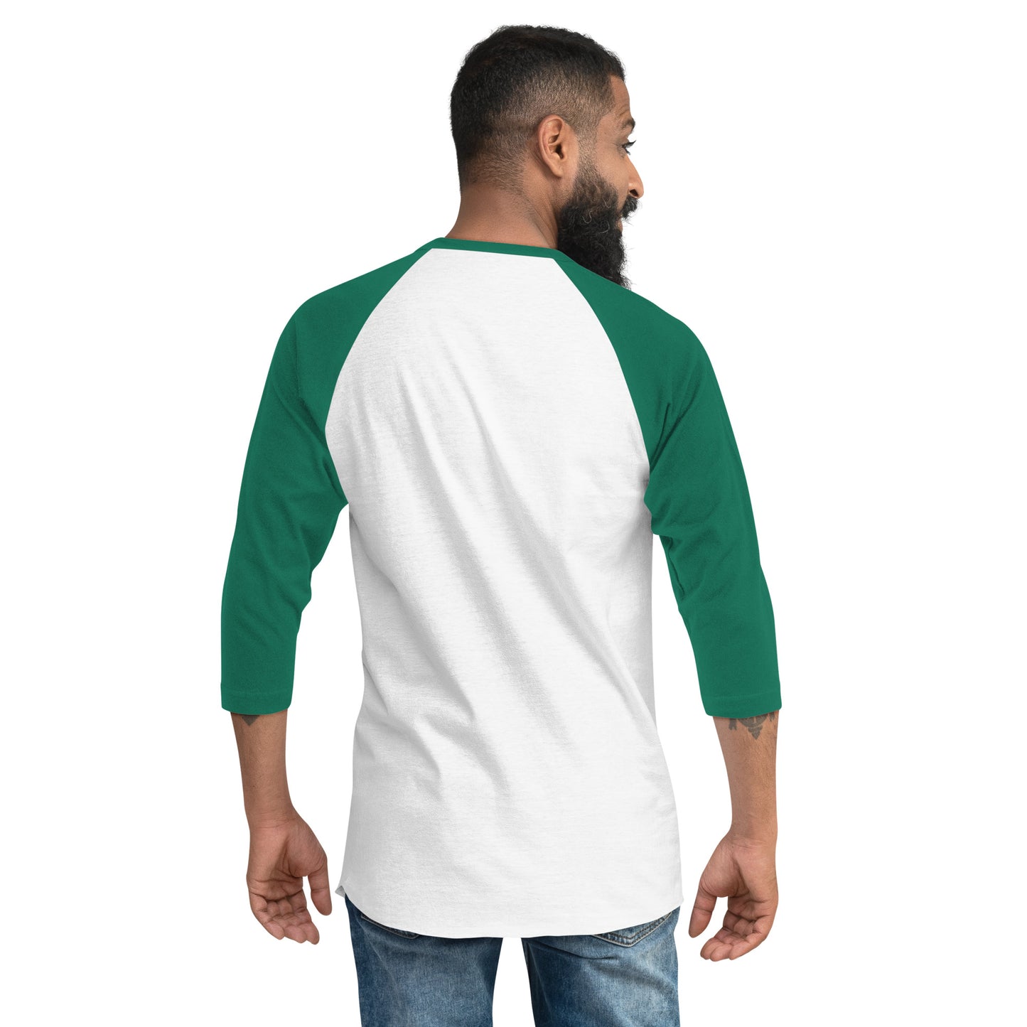 Bearded Dad 3/4 sleeve raglan shirt