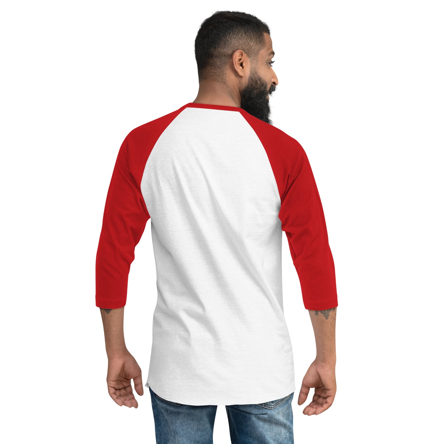 Bearded Dad 3/4 sleeve raglan shirt