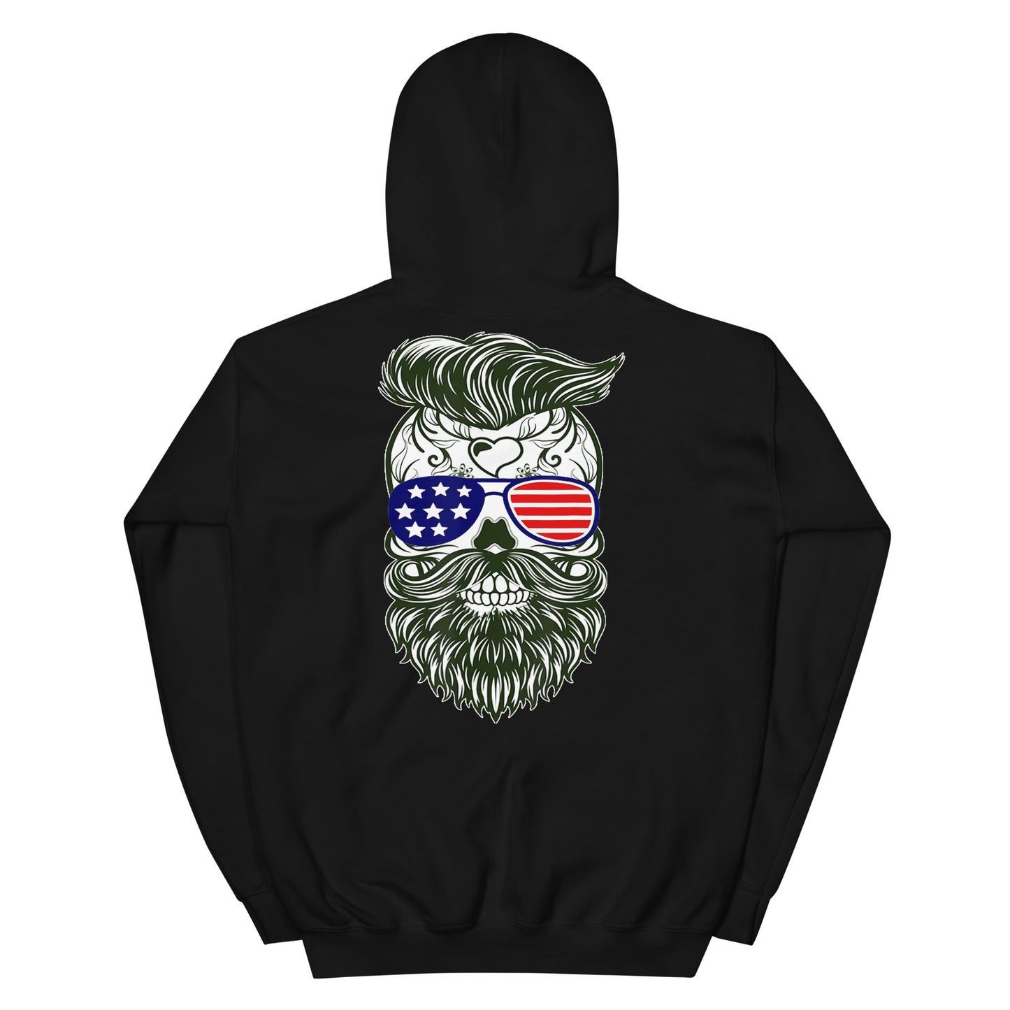 Stars and Stripes Skull Hoodie