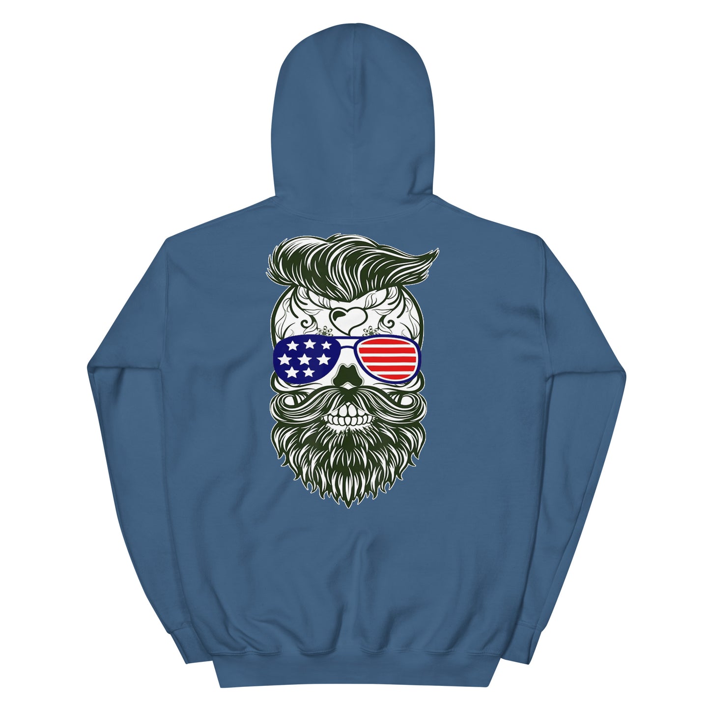 Stars and Stripes Skull Hoodie