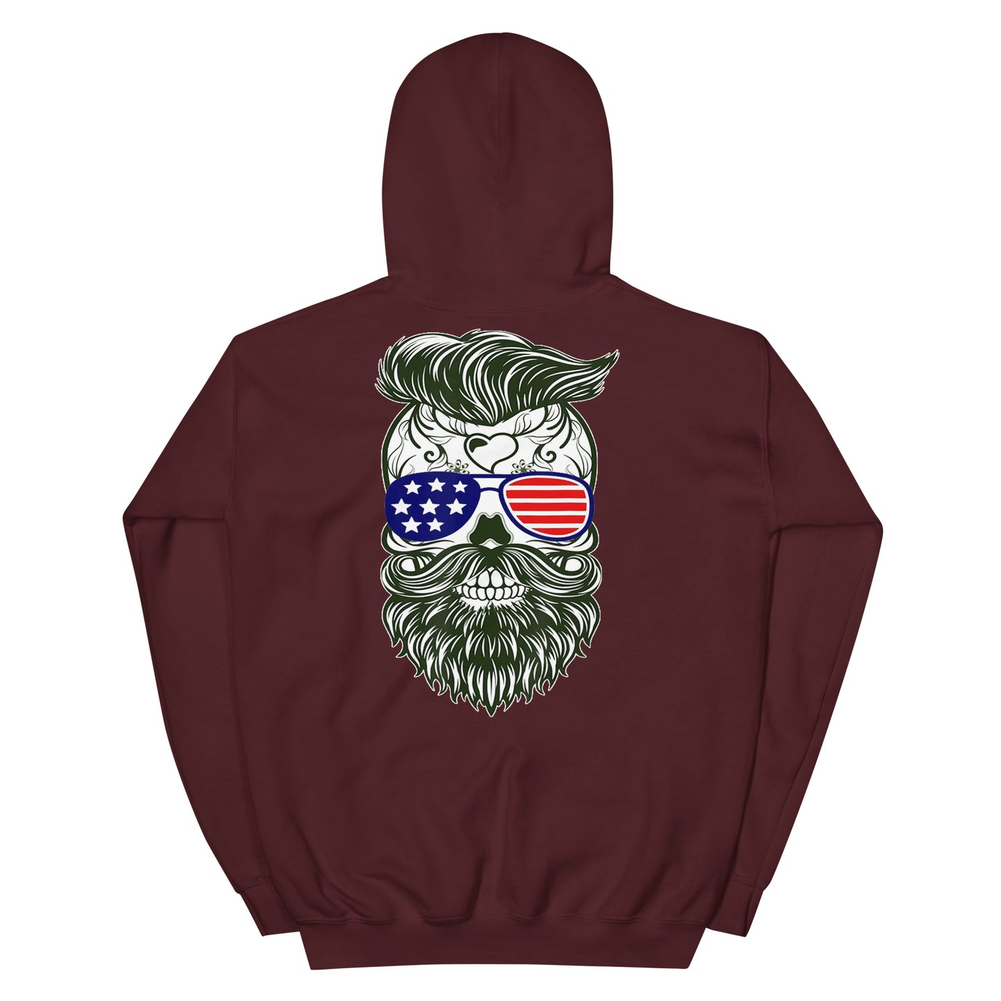Stars and Stripes Skull Hoodie