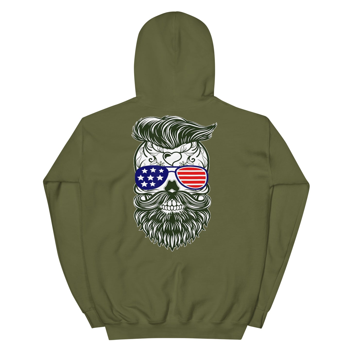 Stars and Stripes Skull Hoodie