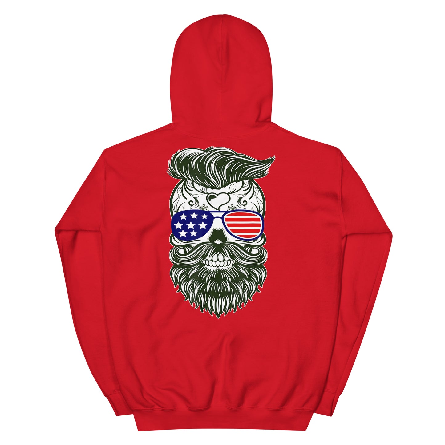 Stars and Stripes Skull Hoodie