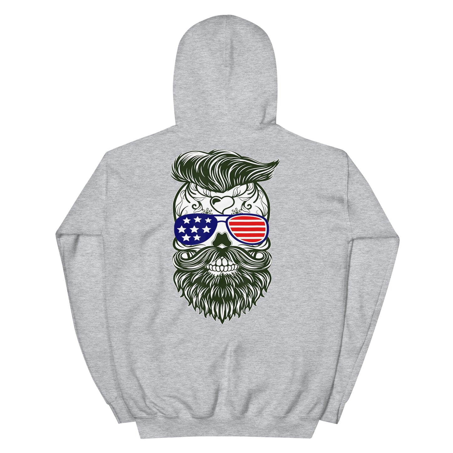 Stars and Stripes Skull Hoodie