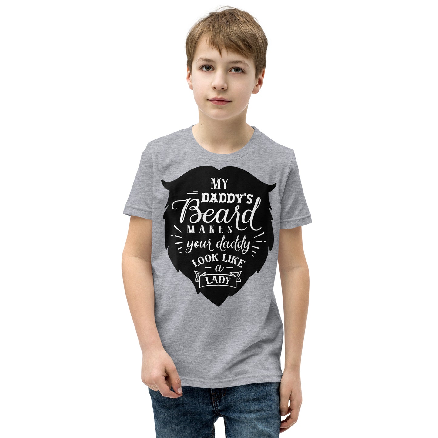 Daddy's Beard Youth Short Sleeve T-Shirt