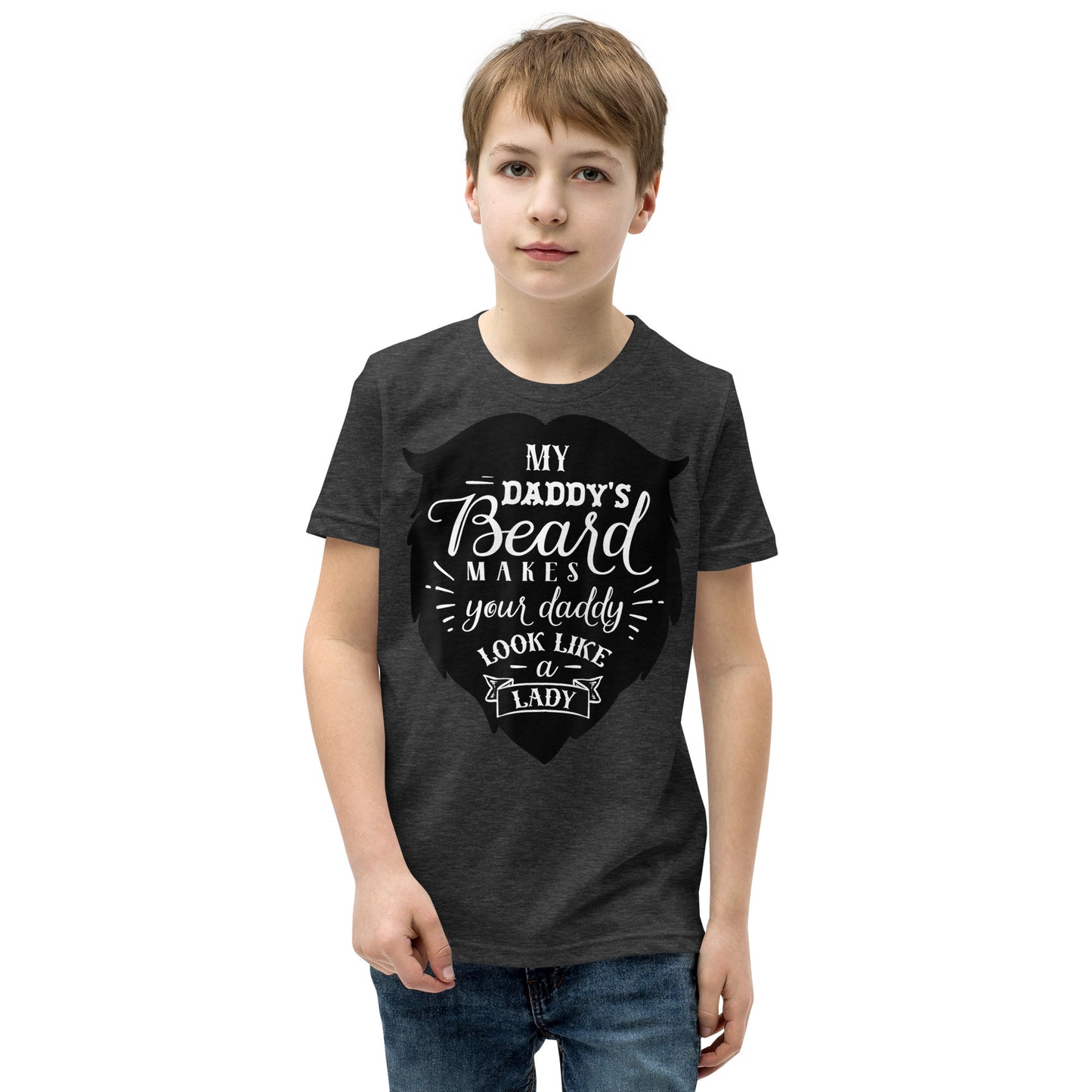 Daddy's Beard Youth Short Sleeve T-Shirt