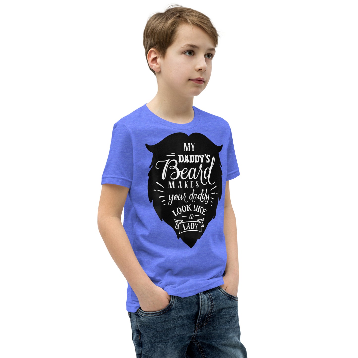 Daddy's Beard Youth Short Sleeve T-Shirt