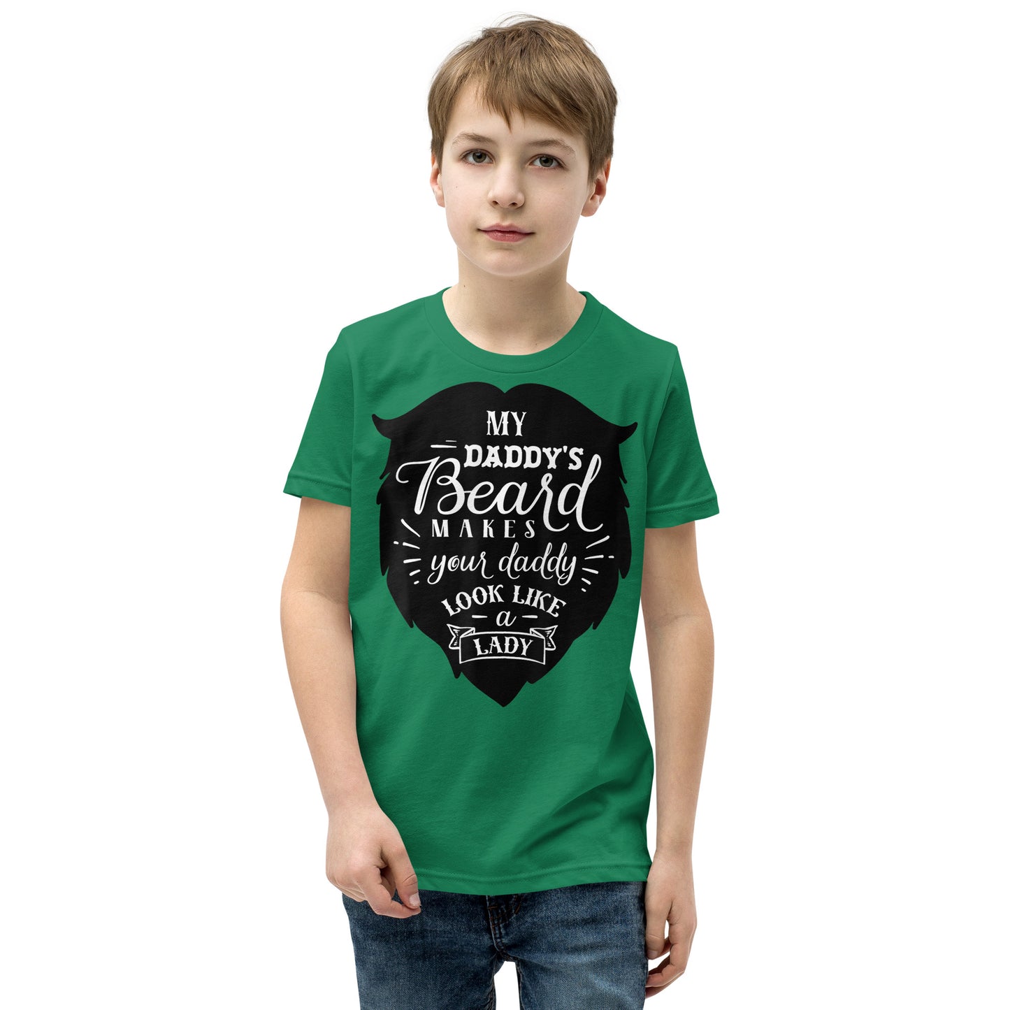 Daddy's Beard Youth Short Sleeve T-Shirt