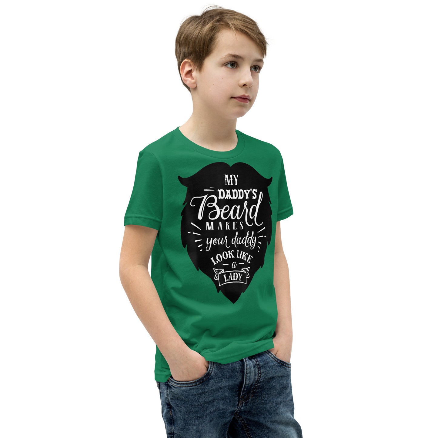 Daddy's Beard Youth Short Sleeve T-Shirt