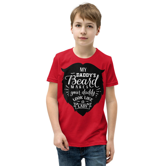 Daddy's Beard Youth Short Sleeve T-Shirt
