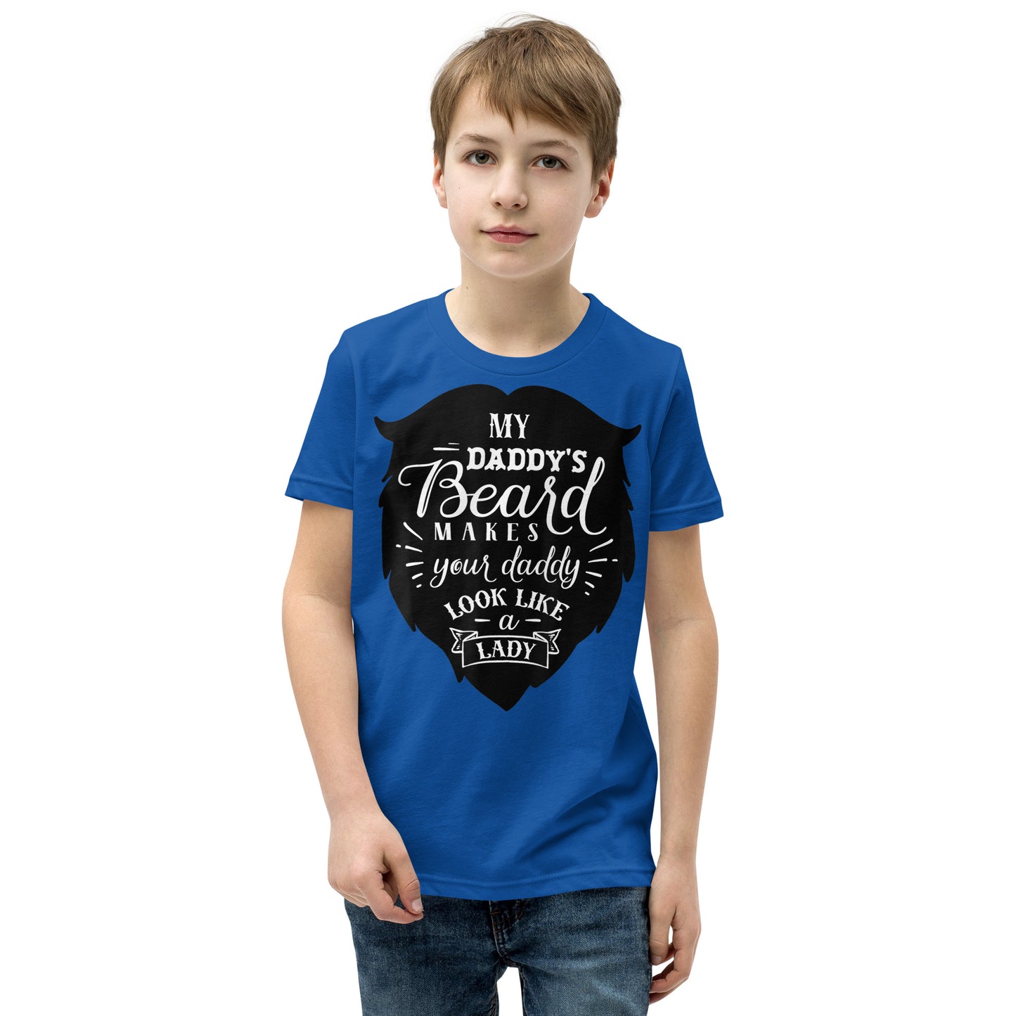 Daddy's Beard Youth Short Sleeve T-Shirt