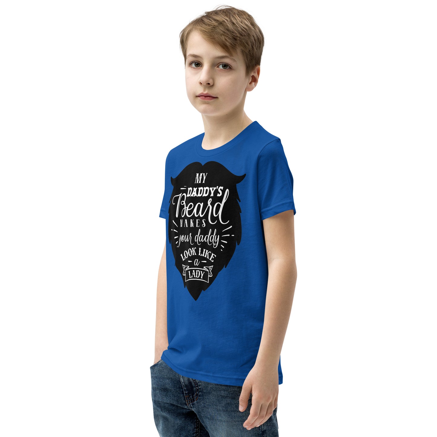 Daddy's Beard Youth Short Sleeve T-Shirt